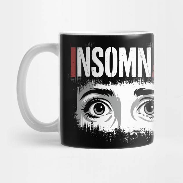 Insomniac Restless Mind Sleep Deprived by Anticorporati